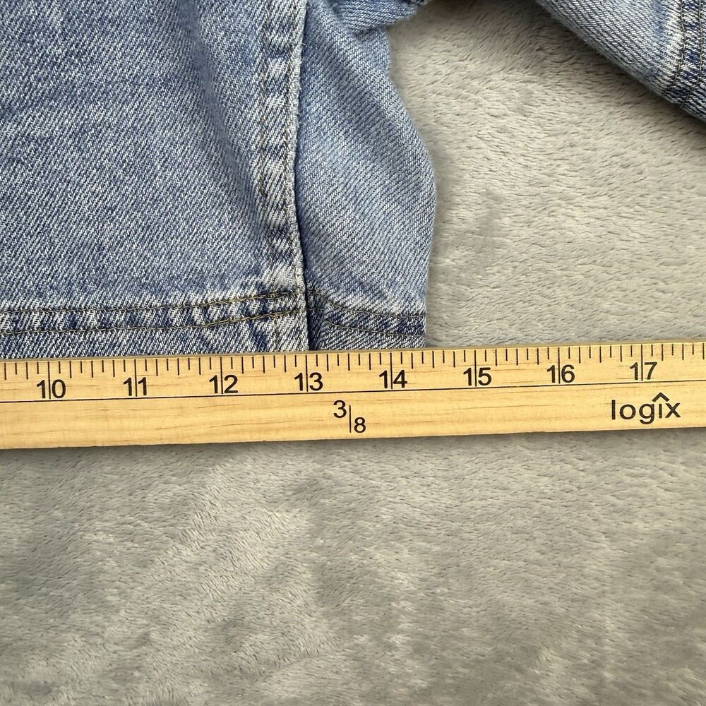 Vintage Riders by Lee Light Wash Denim Shorts Women’s 16 M 90s Double Pocket - Picture 9 of 9